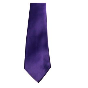 Purple shiny tie